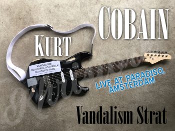 Kurt-Cobain-Vandalism-Strat-nirvana-Paradiso-amsterdam-kramer-neck-khristore france