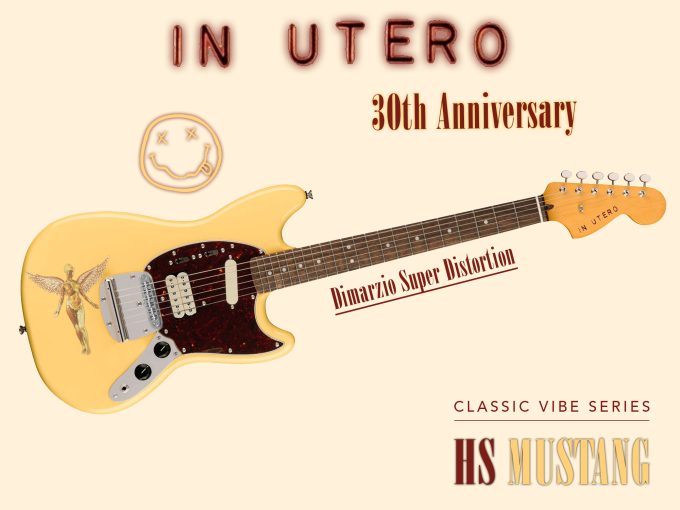 Kurt cobain Nirvana In Utero Mustang 30th Anniversary khristore