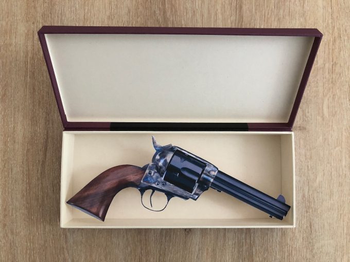 Box Colt SAA 1873 Frontier six shooter 44 cal 4 3:4 replica hand made khristore 4