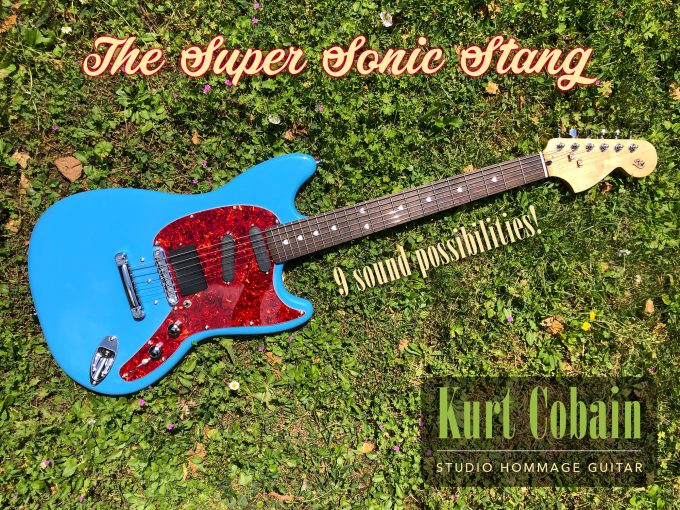 Kurt-cobain-Ferrington-guitar-Nirvana-In-Utero-studio-Super-Sonic-Stang-khristore-DP100
