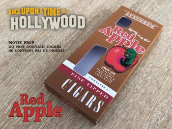 Red-Apple-flavored-Cigars-box-TARANTINO-Once-upon-a-time-in-hollywood-Pulp-Fiction-Movie-PROP