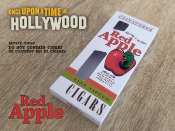 Red-Apple-unflavored-Cigars-box-TARANTINO-Once-upon-a-time-in-hollywood-Pulp-Fiction-Movie-PROP