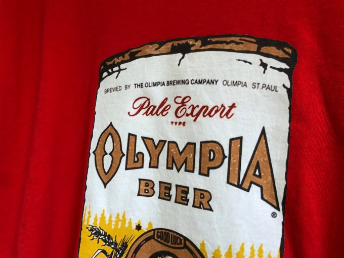 KURT COBAIN Olympia Beer Red T-Shirt khristore 3