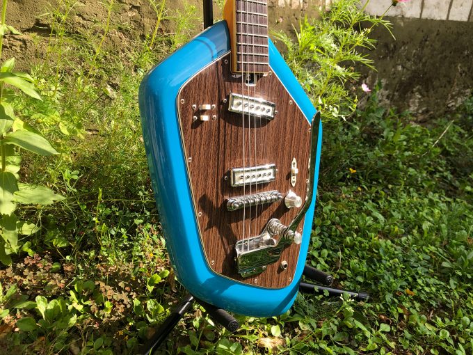 Teisco Del Rey EV-2T Model 1960s guitar Kurt Cobain Nirvana khristore 18