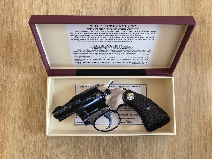 Box for Colt Revolver Fitz Special 45 caliber 2 inch barrel khristore 1