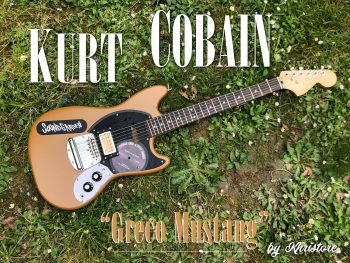 Kurt-cobain-greco-mustang-brown-nirvana-guitar-soundgarden-thomas-road baptist church-vinyl-pickguard-khristore-1