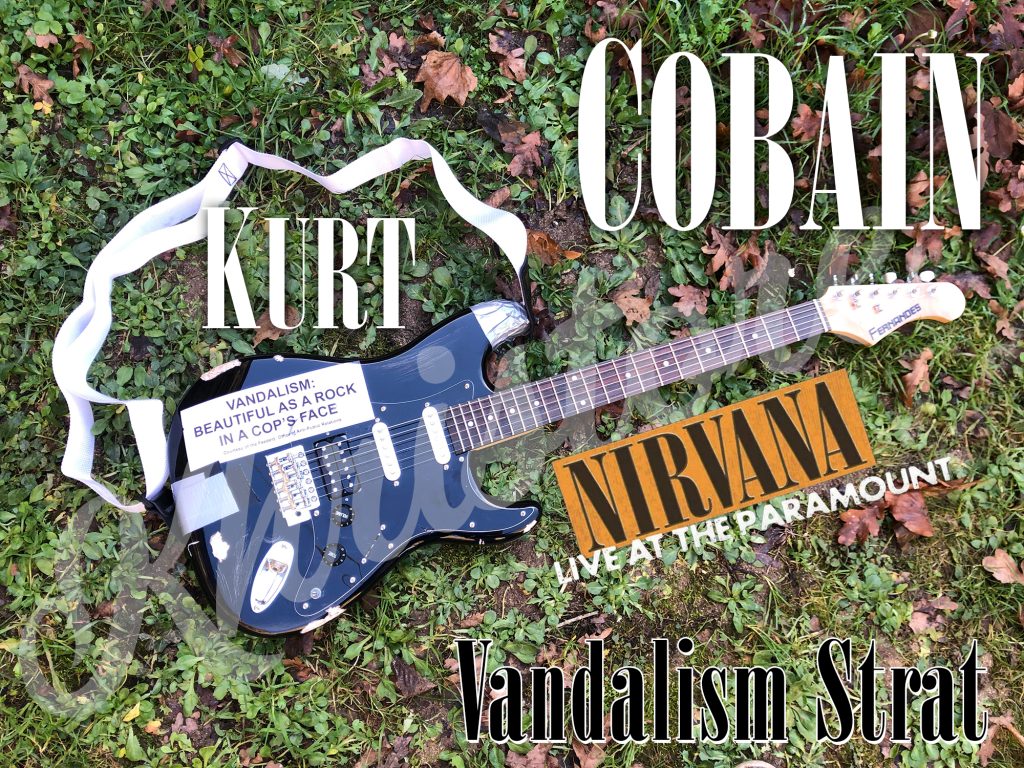 ギター NIRVANA  Cobain Fx SET Kurt Cobain Vandalism Strat NIRVANA Live at the PARAMOUNT in