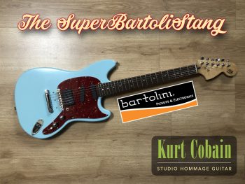 The SuperBartoliStang Kurt cobain Ferrington guitar Nirvana In Utero studio khristore 1