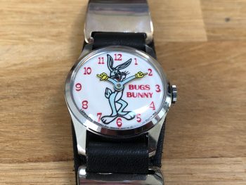 Bugs Bunny Lafayette watch 1970 70s mechanical swiss made vintage watch khristore