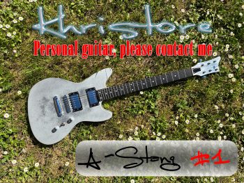 ^_^ Khristore Personnal A-Stang #1 Aluminium guitar