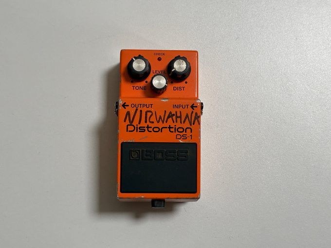 Kurt Cobain Boss DS-1 Nirwahna Kurt was Here distorsion pedal khristore 1