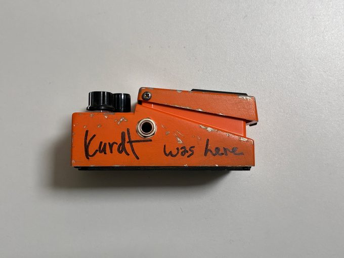 Kurt Cobain Boss DS-1 Nirwahna Kurt was Here distorsion pedal khristore 2