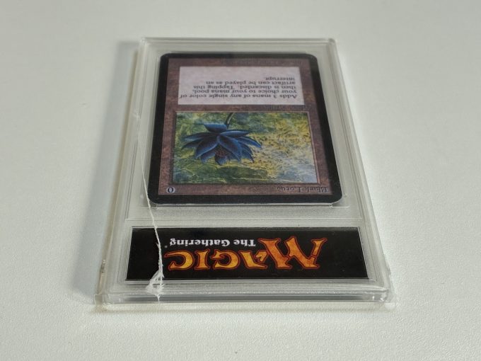 Magic the Gathering Black Lotus Card Replica TOP LOADER Mono Artifact Alpha 1993 edition