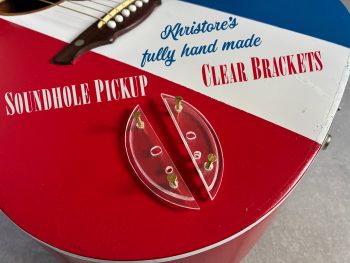 Khristore-kurt-cobainclear-brackets-soundhole-pickup-Nirvana-guitars