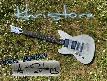 *Khristore A-Stang LEFT HANDED Aluminium guitar 2 pickups edition