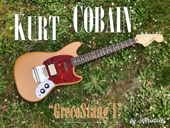 3/ Kurt Cobain "GrecoStang I" Fender Mustang Brown Nirvana Guitar