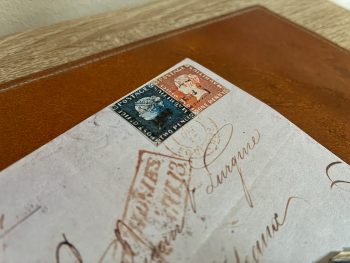 1847 Bordeaux cover Letter Mauritius stamp philatelic repro replica by Khristore 2