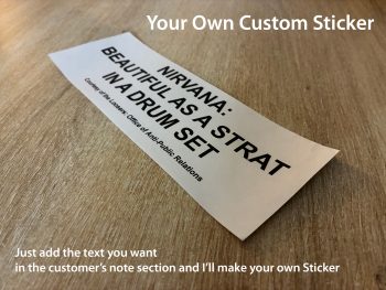 Khrstore Custom Vandalism Strat sticker personnalise